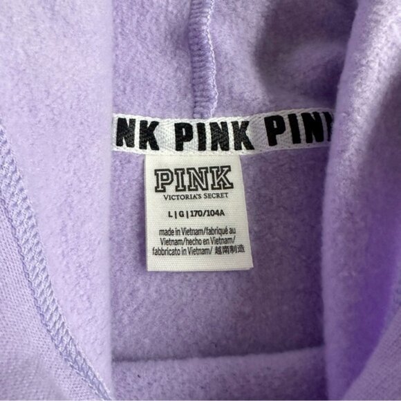 Victoria's Secret PINK | Lavender Cold Shoulder Hoodie | Size Large - Picture 12 of 15